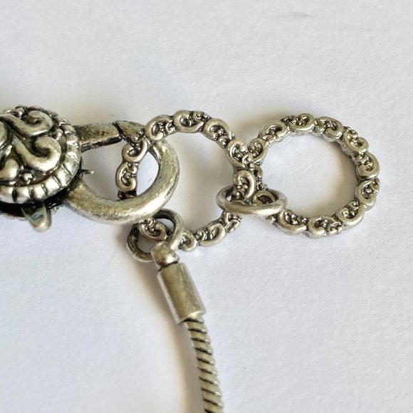 Gold Silver Copper Starfish Sea Life Charm Bracelet 7-8.5" Plus Size Plated - Picture 8 of 10